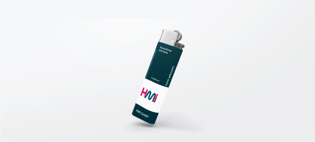 Promotional Lighter in Germany | Print logo on Lighter in Germany | Promotional gift items in Germany | Printable promotional gift items in Germany with hmigift | hmi-ad | HMi GmbH | Promotional lighter in Germany with fast shipping