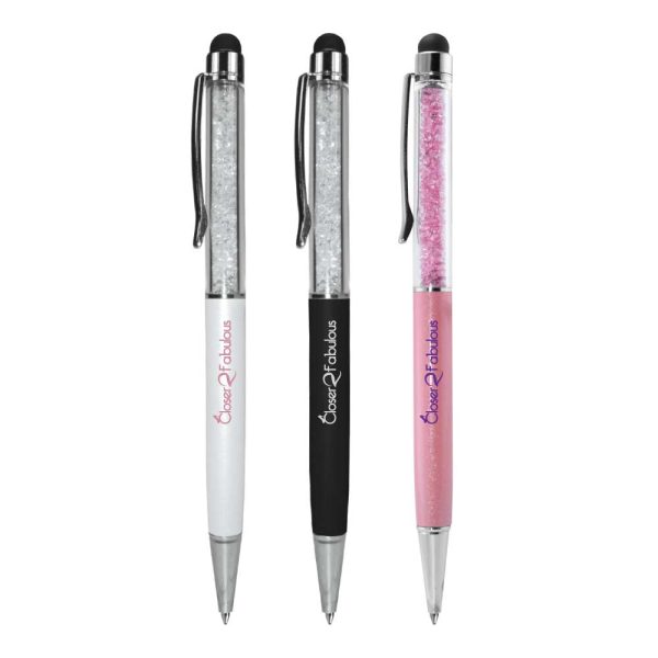 Branding Crystal Pens with Stylus