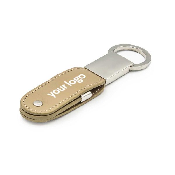 Branding Leather Keychain USB Flash Drives 24