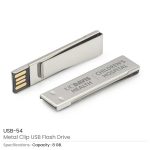 8GB Metal Clip USB Flash Drives