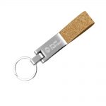 Metal-Keychain-with-Cork-Strap-KH-5-tezkargift