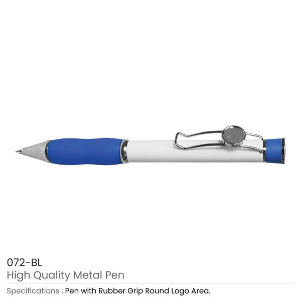 Logo Metal Pens Blue