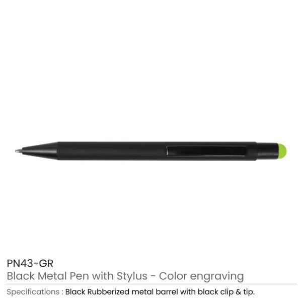 Stylus Metal Pens Green