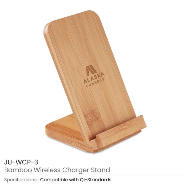 Bamboo Wireless Charger JU-WCP-3