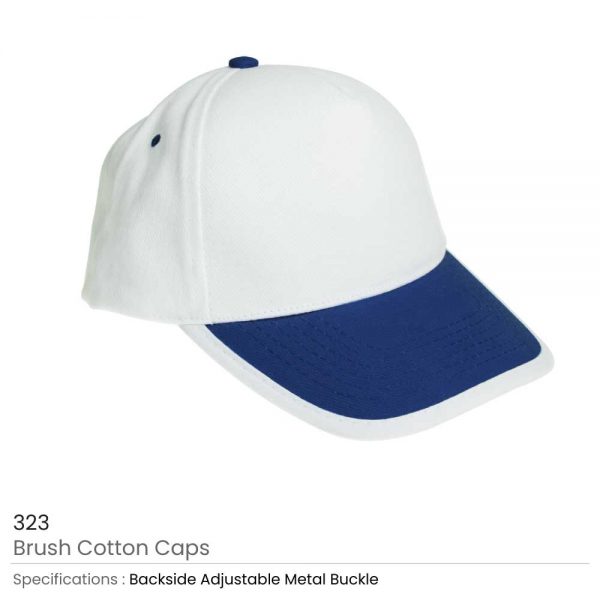 Brushed Cotton Caps Blue
