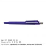 Dot-Pen-with-Transparent-Clip-MAX-D1-GOM-30-55