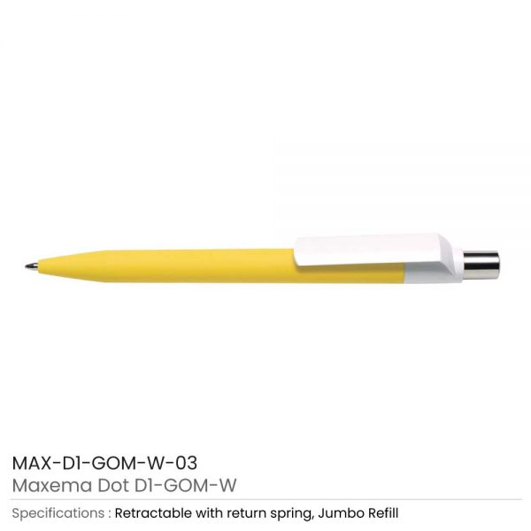 Dot Pen with White Clip 03