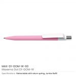 Dot-Pen-with-White-Clip-MAX-D1-GOM-W-60