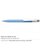 Dot-Pen-with-White-Clip-MAX-D1-GOM-W-64