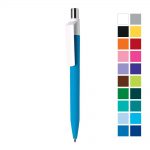 Dot Custom printed Pen-with-White-Clip-MAX-D1-GOM-W