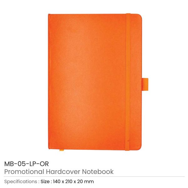 Hard Cover Notebooks Orange
