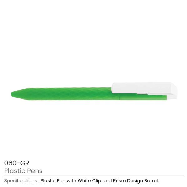 Plastic Pens Green