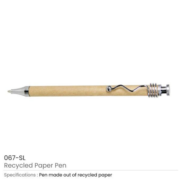 Recycle Paper Pens Silver