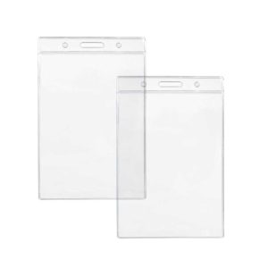 Clear Plastic ID Card Holders