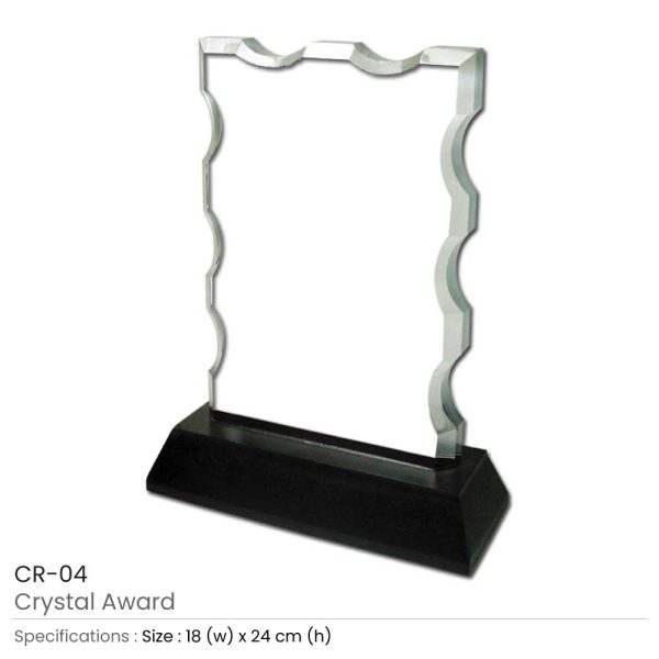 Crystal Awards 18x24 cm