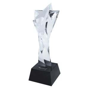 Crystal Star Trophy with Box