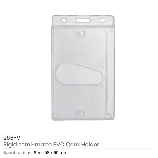 PVC ID Card Holders Vertical