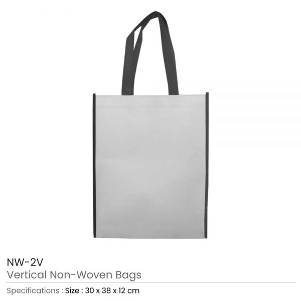 Non Woven Bags Black and White