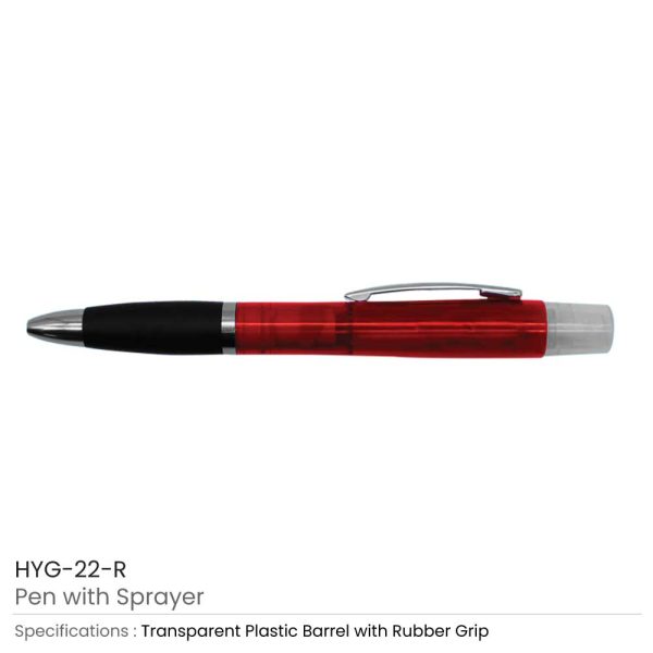 Red Pen Plus Sanitizer Spray