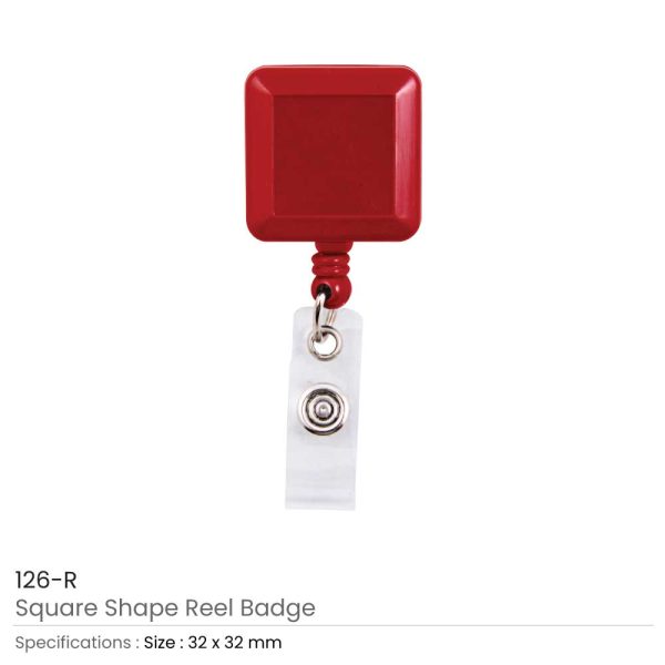 Red Badge Reels in Square Shape