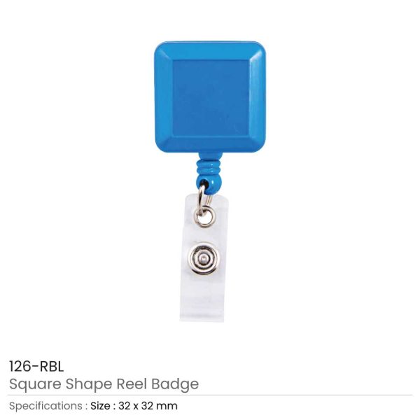 Roayl Blue Badge Reels in Square Shape