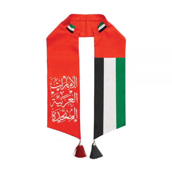 UAE Flag Satin Scarf