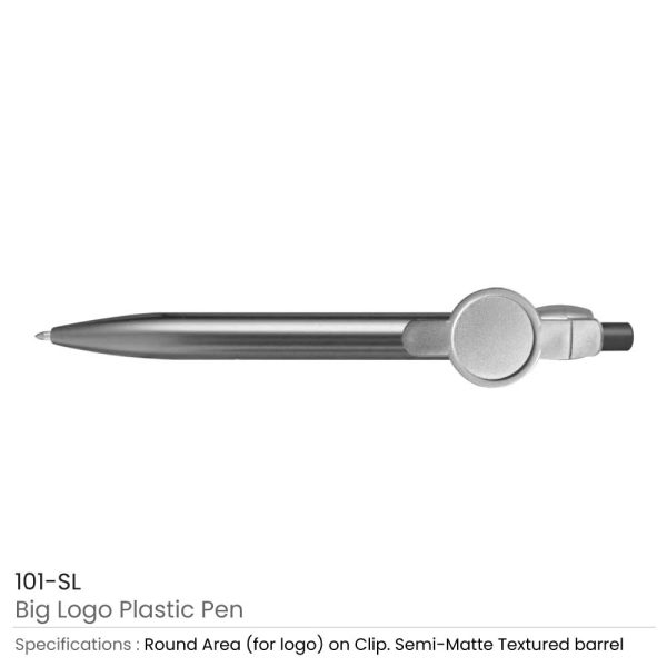 Big Logo Pens - Silver