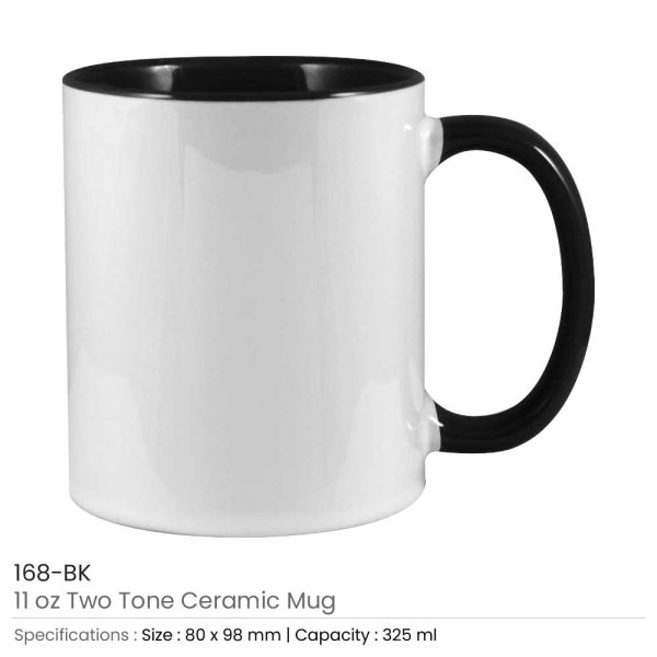Ceramic Mugs 168-BK