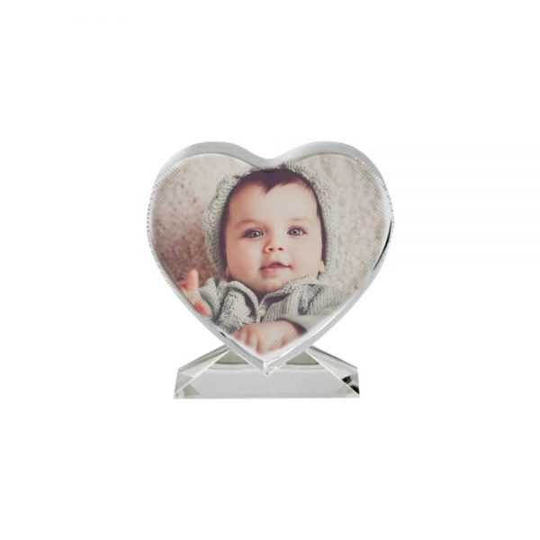 Personalized Heart shape Photo Crystals
