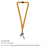 Lanyard-with-Clip-and-Mobile Holders-LN-011-OR