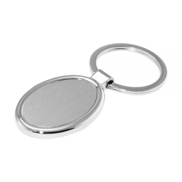 Oval Metal Keychains