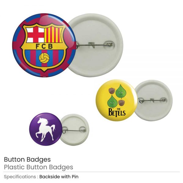 Branding Plastic Button Badge