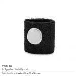 Polyester-Wristband-PWB-BK