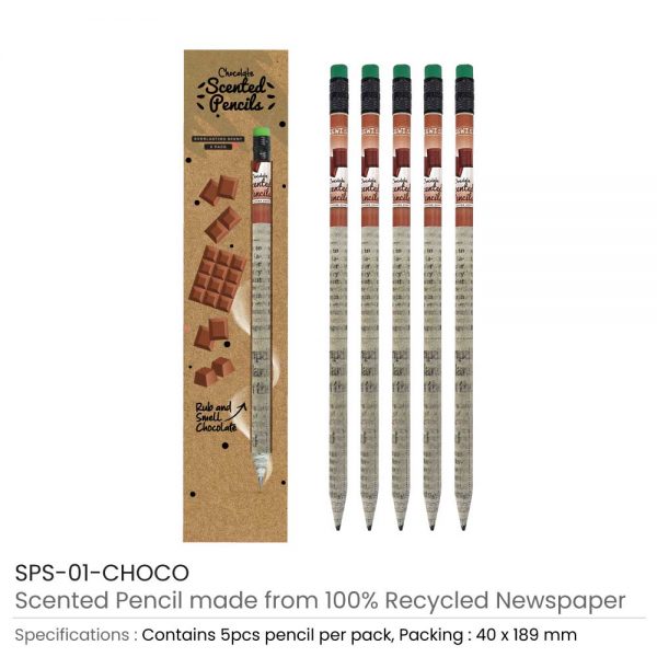 Choco Scented Pencils Set