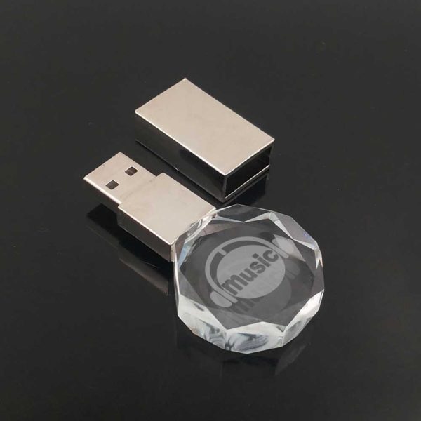 Crystal USB with Branding