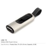Slide USB with Strap 73