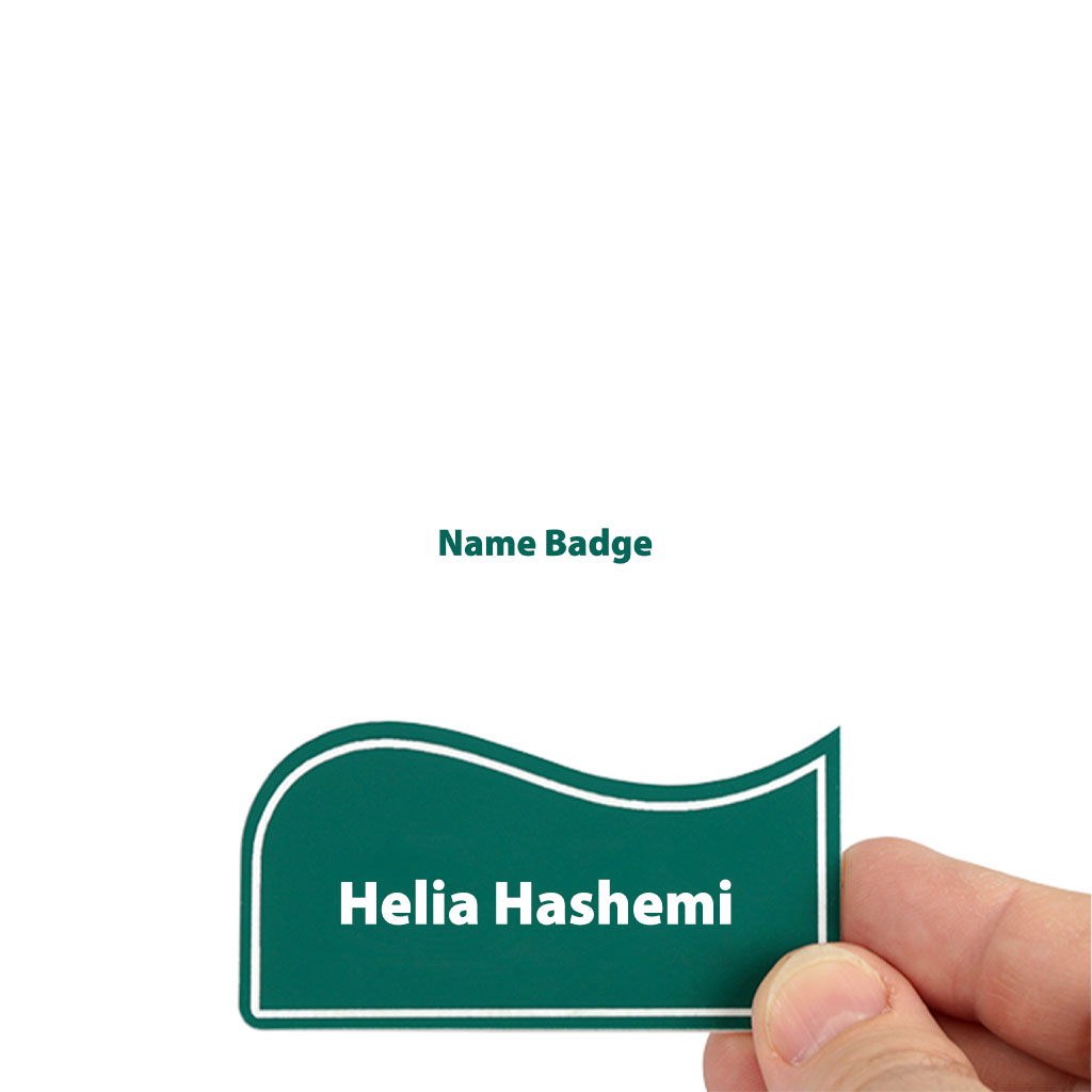 Name badge ordering in Germany | Name badge in Düsseldorf | Order your own badge in Germany | HMi GmbH