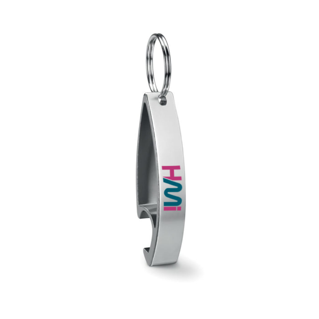 Promotional Keyring with bottle opener | Promotional metal keyring with logo in Germany | hmiMd0090-8664