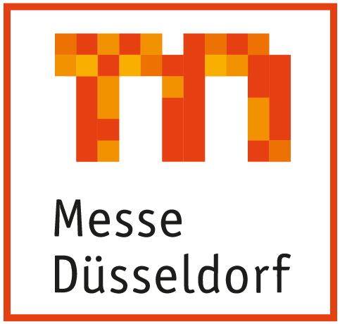 Messe Düsseldorf logo | Fair trade shows in Düsseldorf 2024 | Fair trade shows in Germany Düsseldorf | HMi GmbH advertising company in Düsseldorf