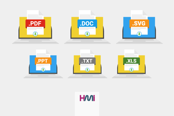 Different file formats in scanning | Scan your files in any format you like in Germany with HMi GmbH | HMi offers scanning services in different formats and qualities