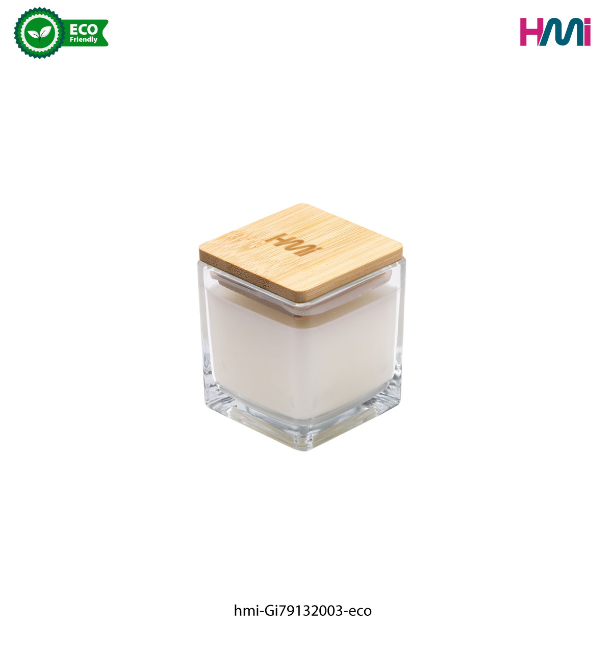 Order Promotional Eco-friendly candle printed with logo with fast shipping in Germany at hmi-ad.com | Order eco friendly candle with logo in Germany to HMi | hmi-Gi79132003-eco