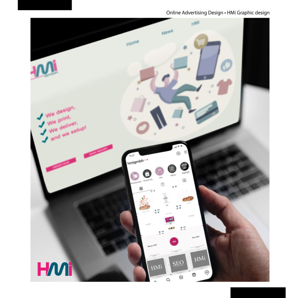 Online Advertising Design | Create your company a professional online advertising to improve your sales | HMi Offers the best online marketing services in Germany | hmi-ad
