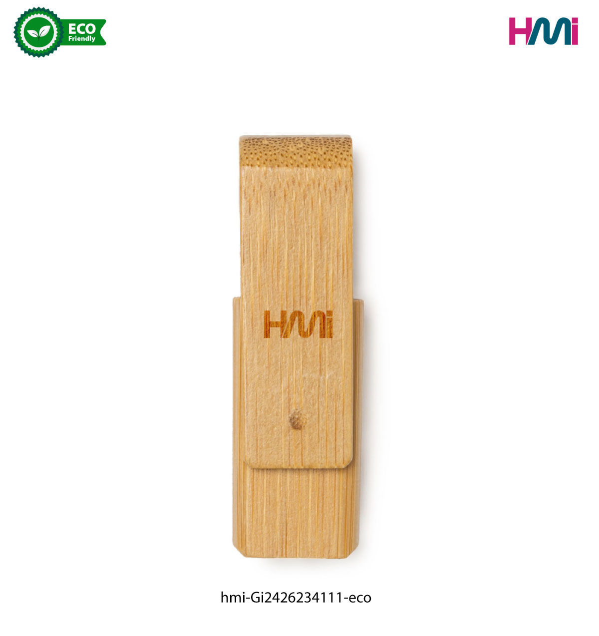 Eco-friendly USB-stick | Wooden USB-stick | Promotional USB Stick | Promotional Eco-friendly USB-stick printable in Germany | hmi-Gi2426234111-eco
