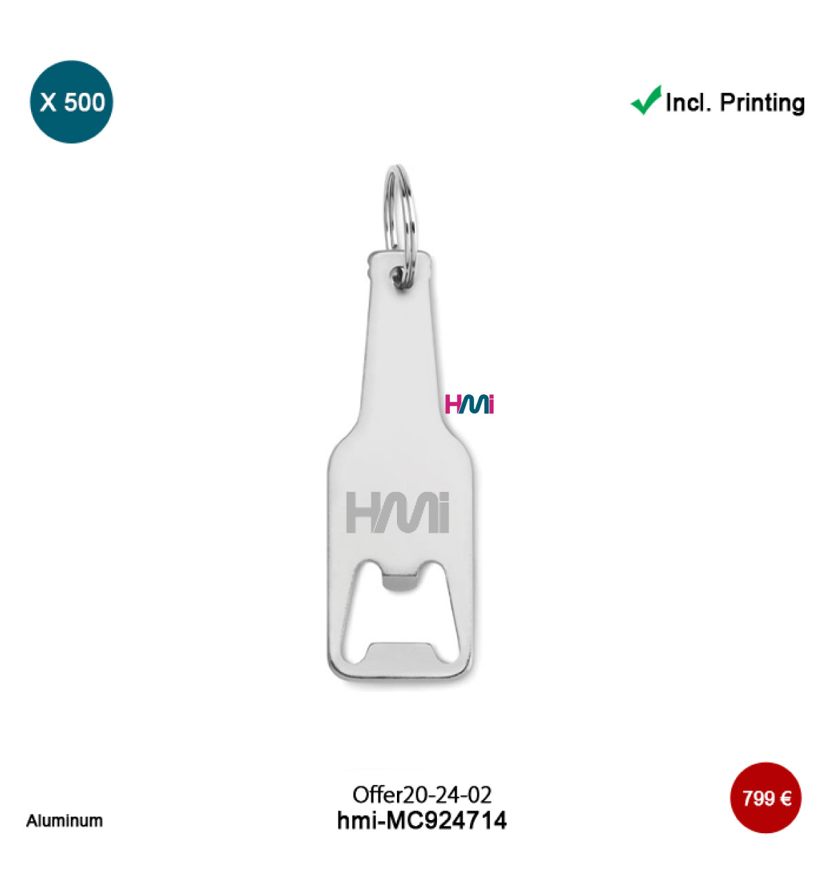 promotional gift items at Germany | Bottle opener branded with logo | Promotional bottle opener | Giveaways printed with logo | Cheapest promotional gift items with logo in Germany | HMi advertising agency