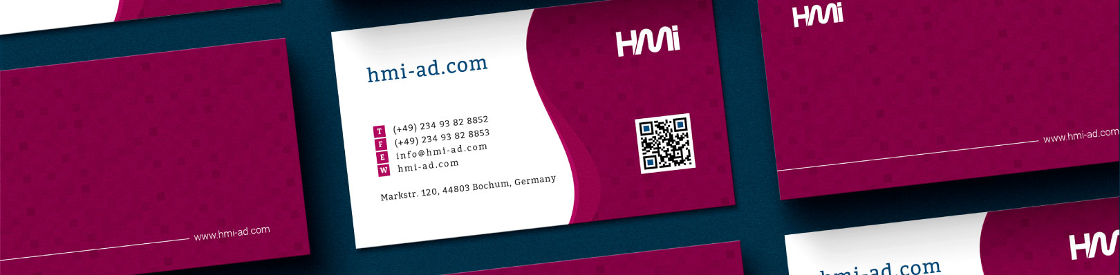 Business card designing in Germany with HMi | Business card printing in Dusseldorf_Business card Design and printing in Germany with HMi