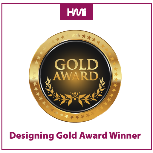 Design & Printing business card in Germany with HMi | Award winner graphic design services in Germany | Print business cards in Germany with HMi ad | HMi is designing gold award winner in Germany with over 35 years in marketing