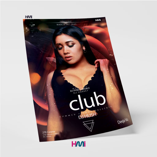 Professional club Flyers in Germany | Professional flyer designing in Germany with HMi GmbH | HMi offers flyer printing services in Germany
