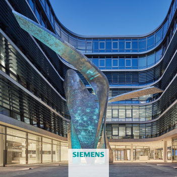 Siemens Logo on hmi-ad website in Germany | HMi GmbH offers professional marketing services and promotional gift items to German Brand and companies since 2018