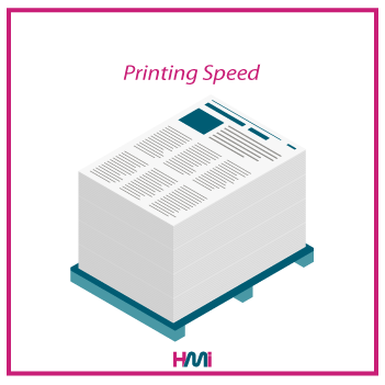 about printing products page_-_printing speed icon on hmi-ad | Printing with fast shipping and delivery in Germany with HMI | HMi express printing services in Germany