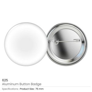 Aluminum Round shaped Button Badges - Image 6